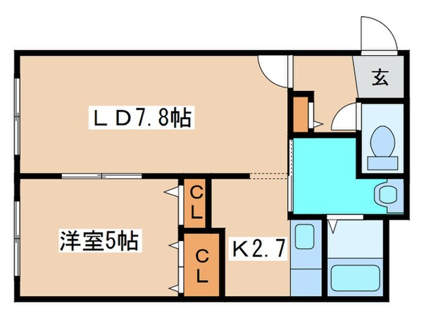 ＥｓｔａｔｅＮ２１の物件間取画像